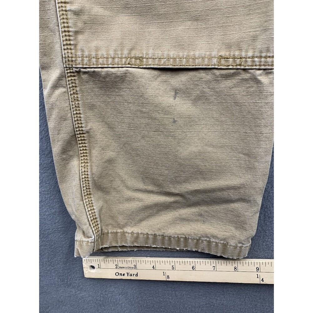 Wrangler Cargo Workwear Pants Mens Size 38 X 31 Beige Outdoor Heavily Stained - Picture 9 of 16